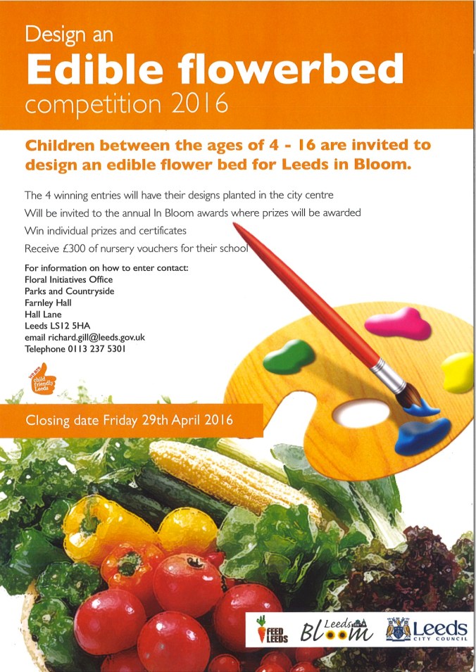 Edible Flowerbed competition 2016