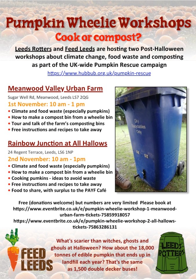 Pumpkin Wheelie Workshop